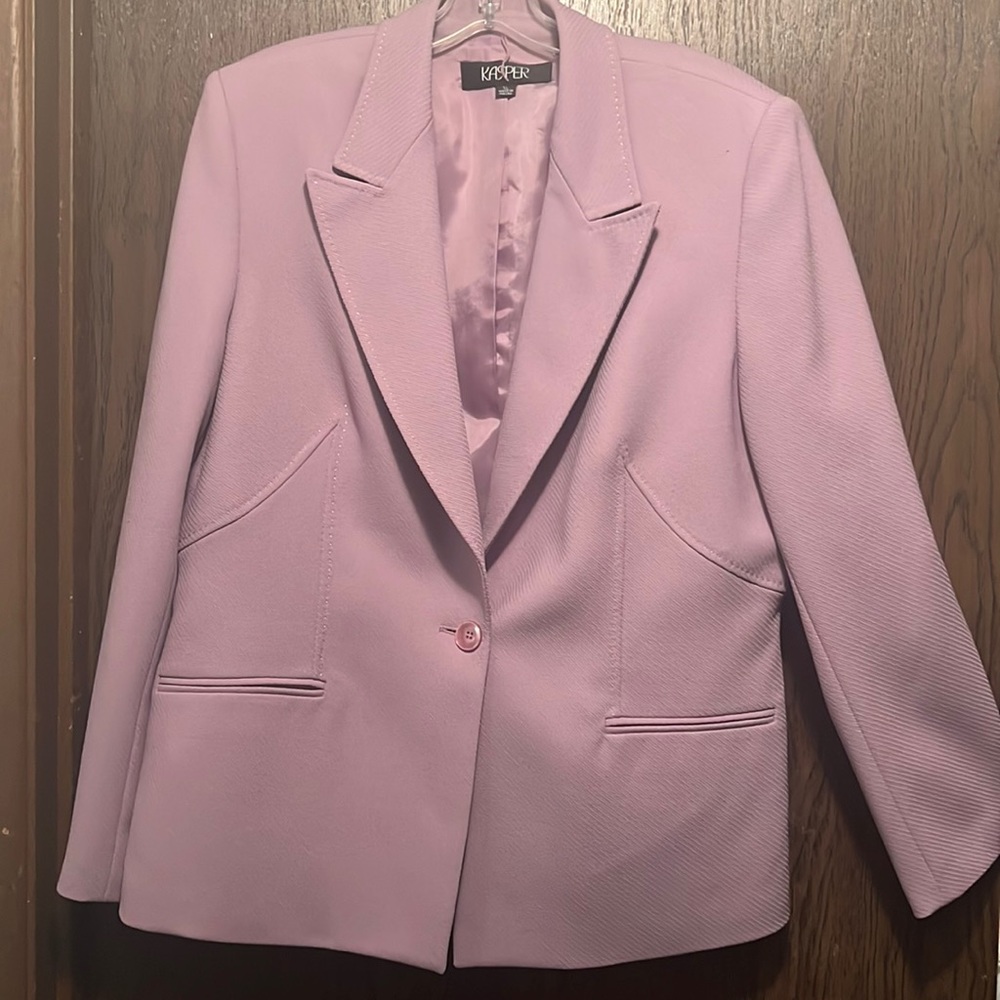 Kasper Lilac Colored Jacket Size 16